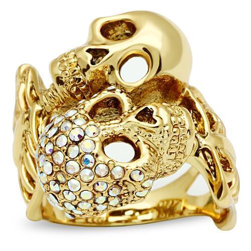 Eclipse Dual Skull Ring