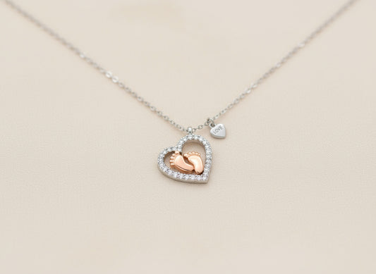 The Chera Baby Feet Necklace