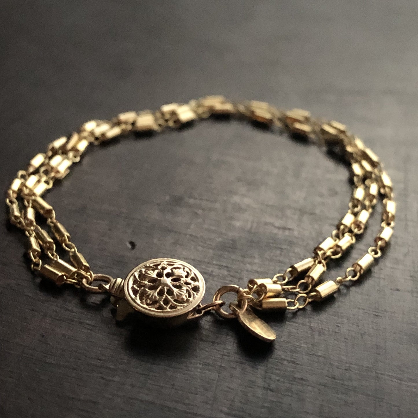 Golden Harmony Layered Bracelet