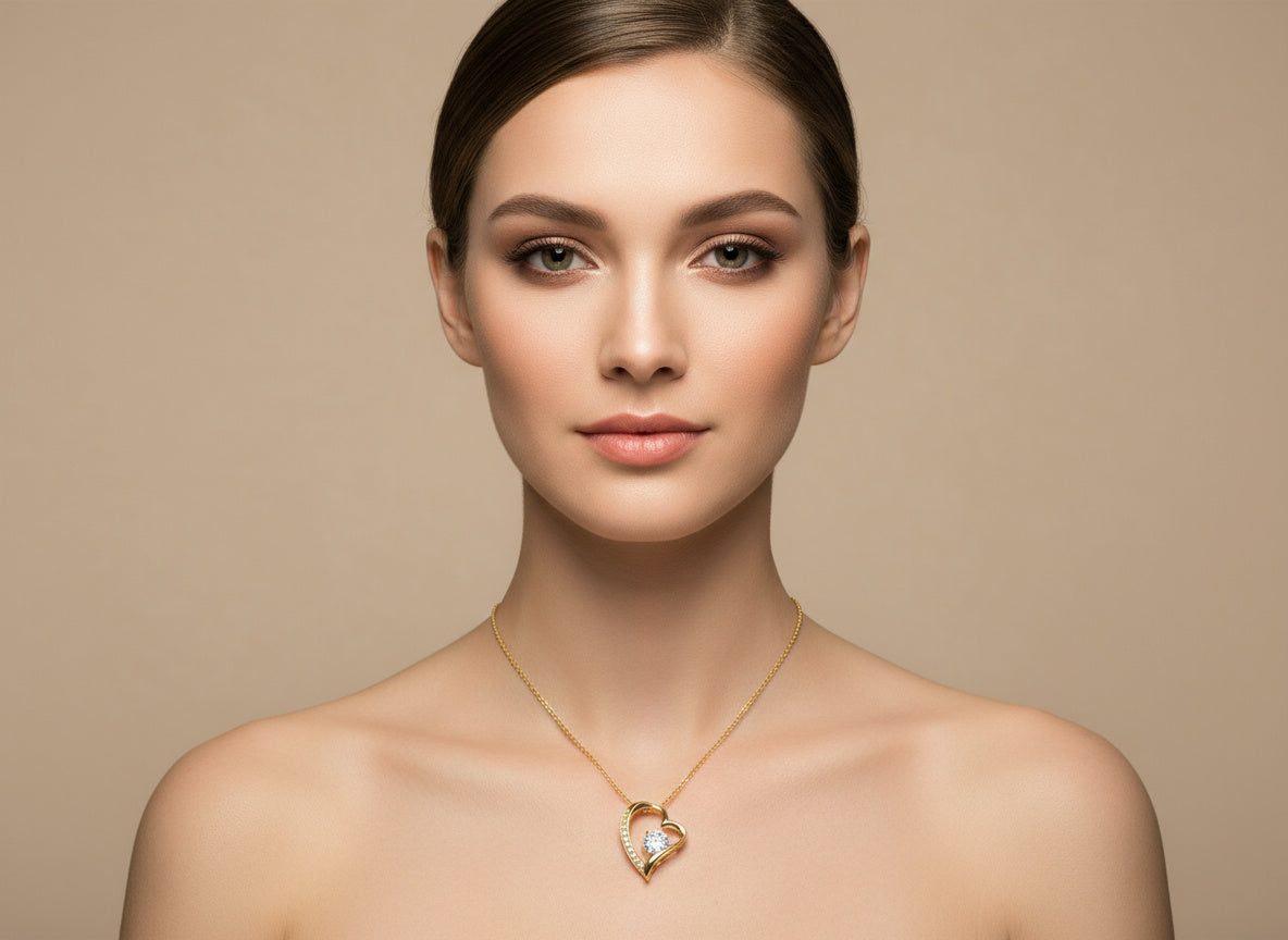 The Solara Heart Necklace