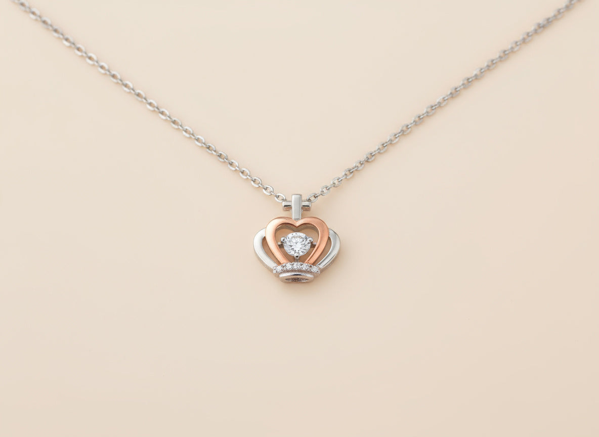 The Reina Crown Necklace