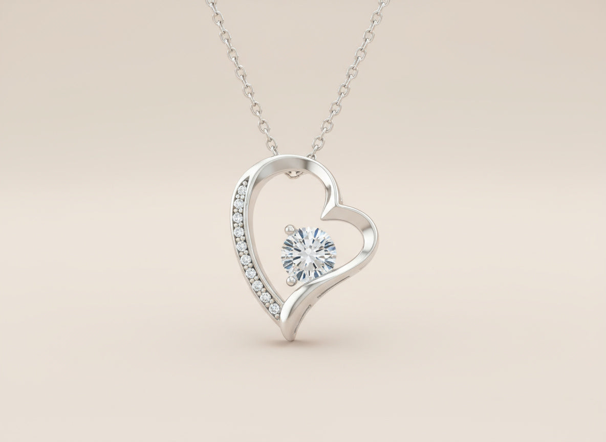 The Solara Heart Necklace