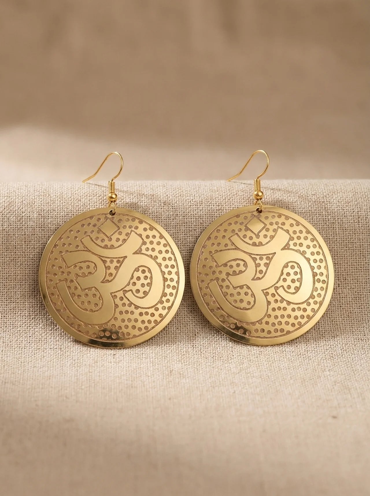 Serenity Om Yoga Earrings