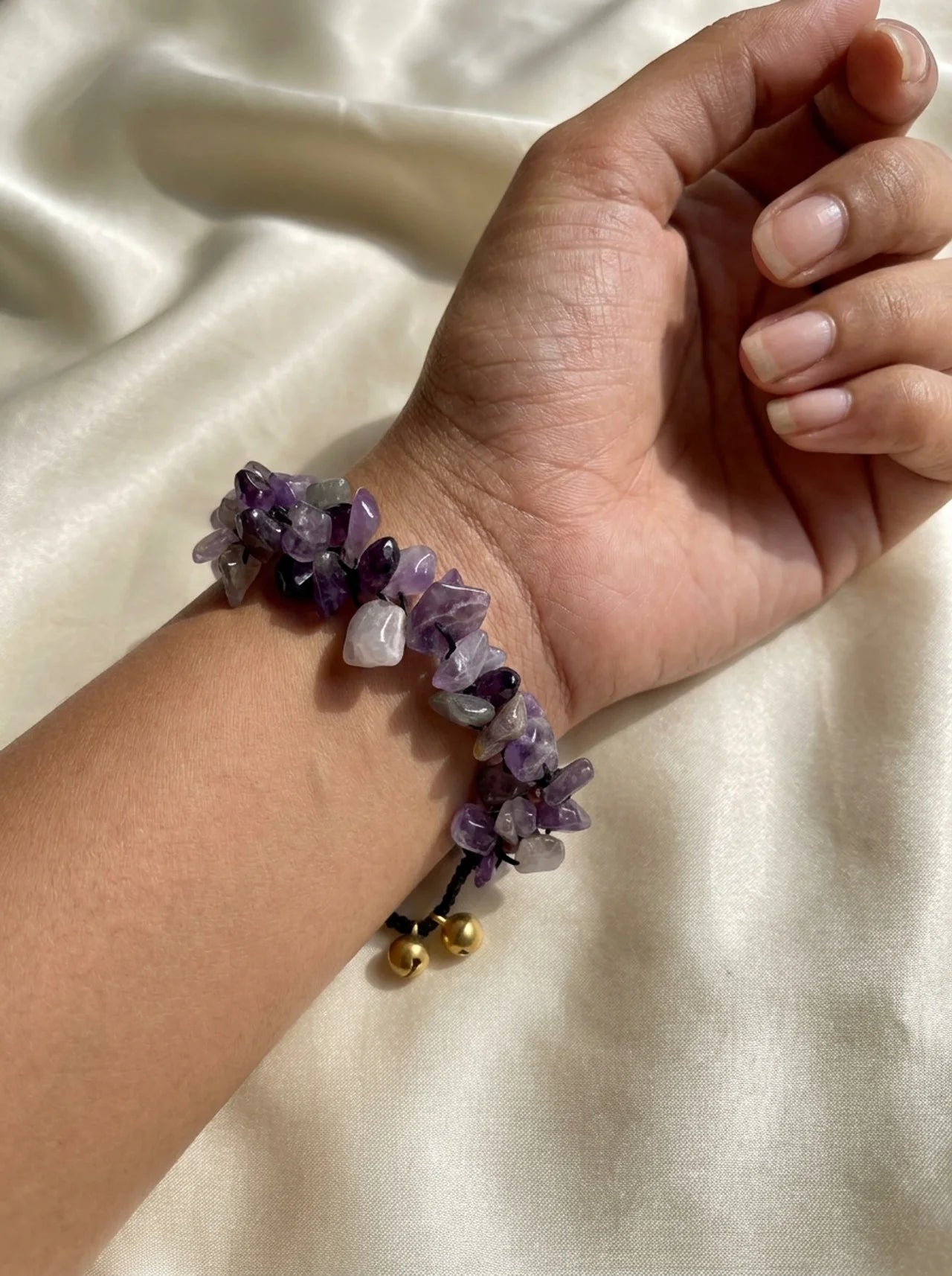 Raw Amethyst Stone Bracelet
