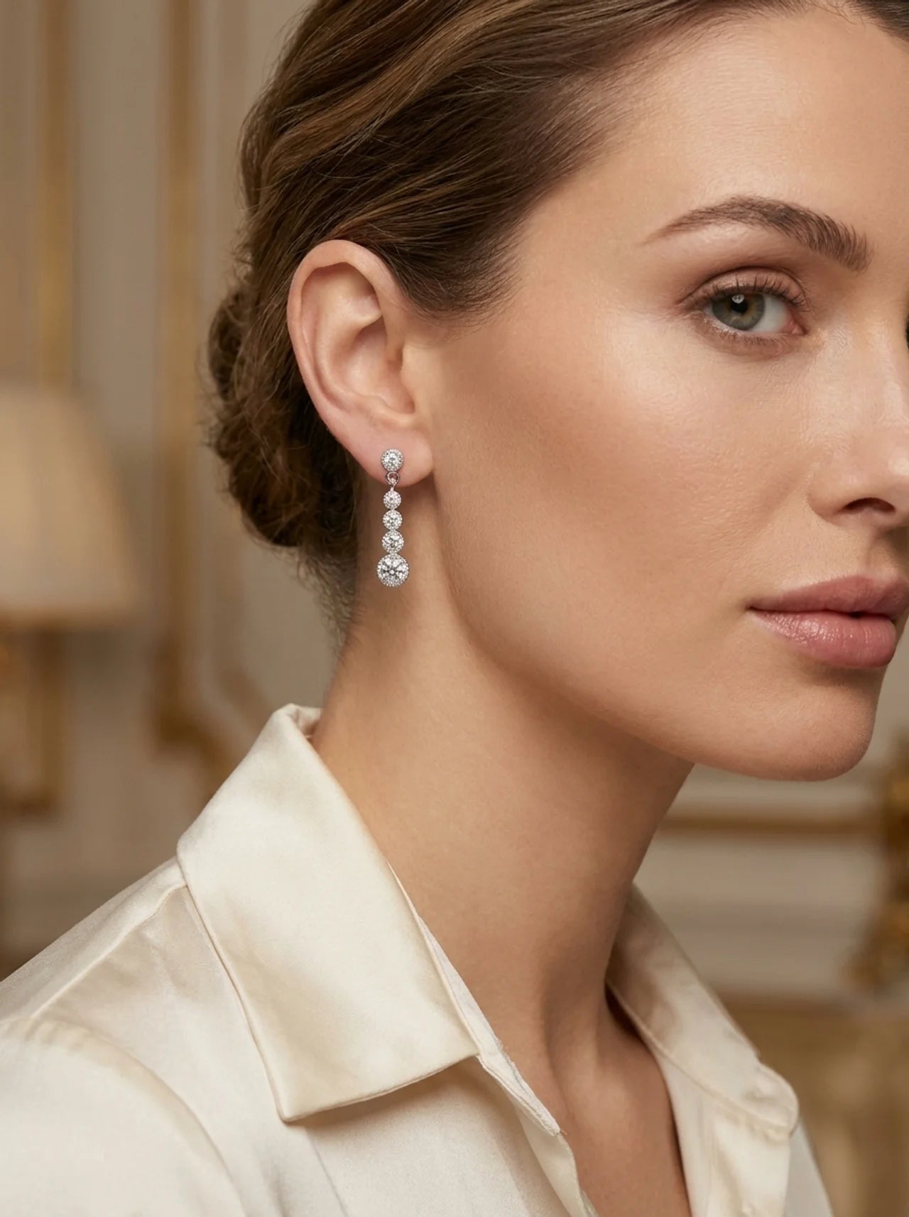 Crystal Droplet Earrings