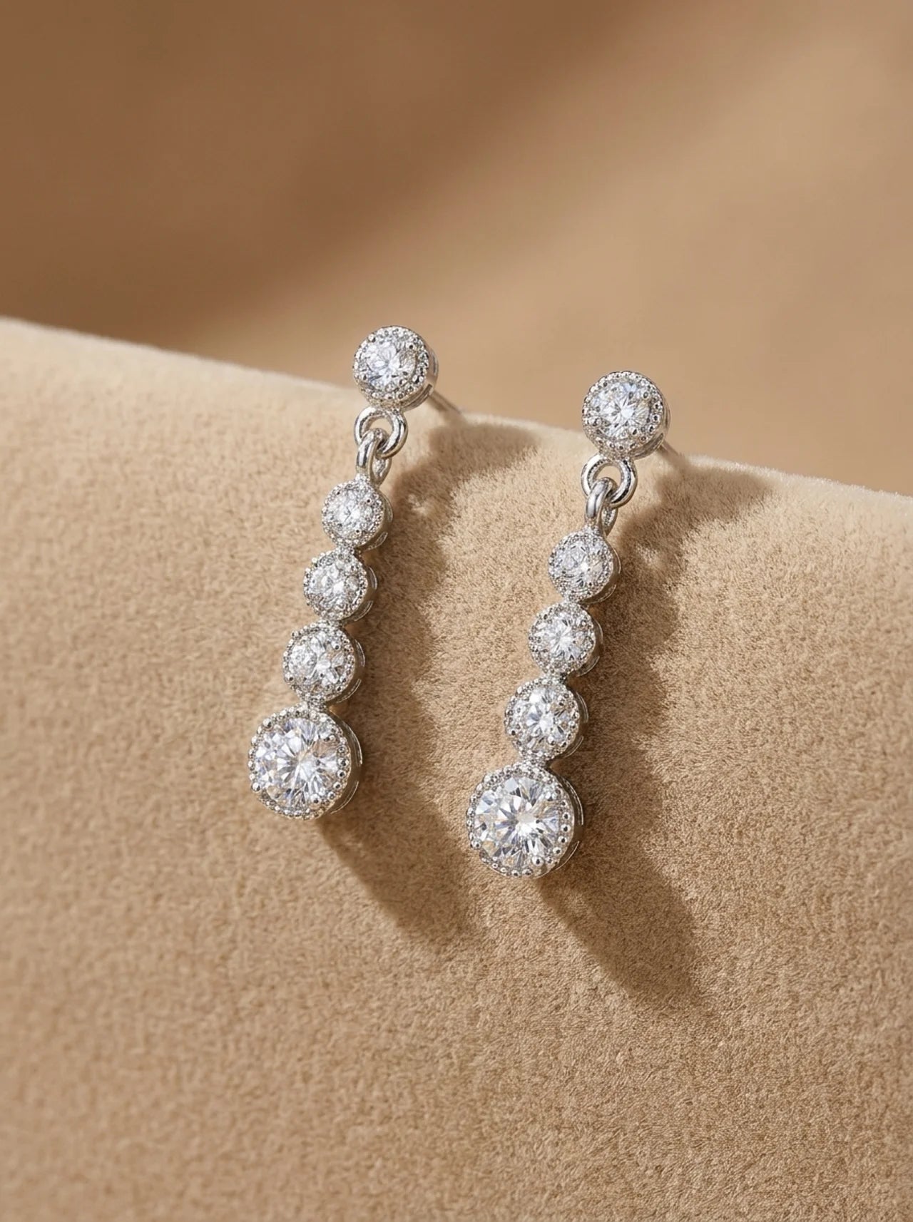 Crystal Droplet Earrings