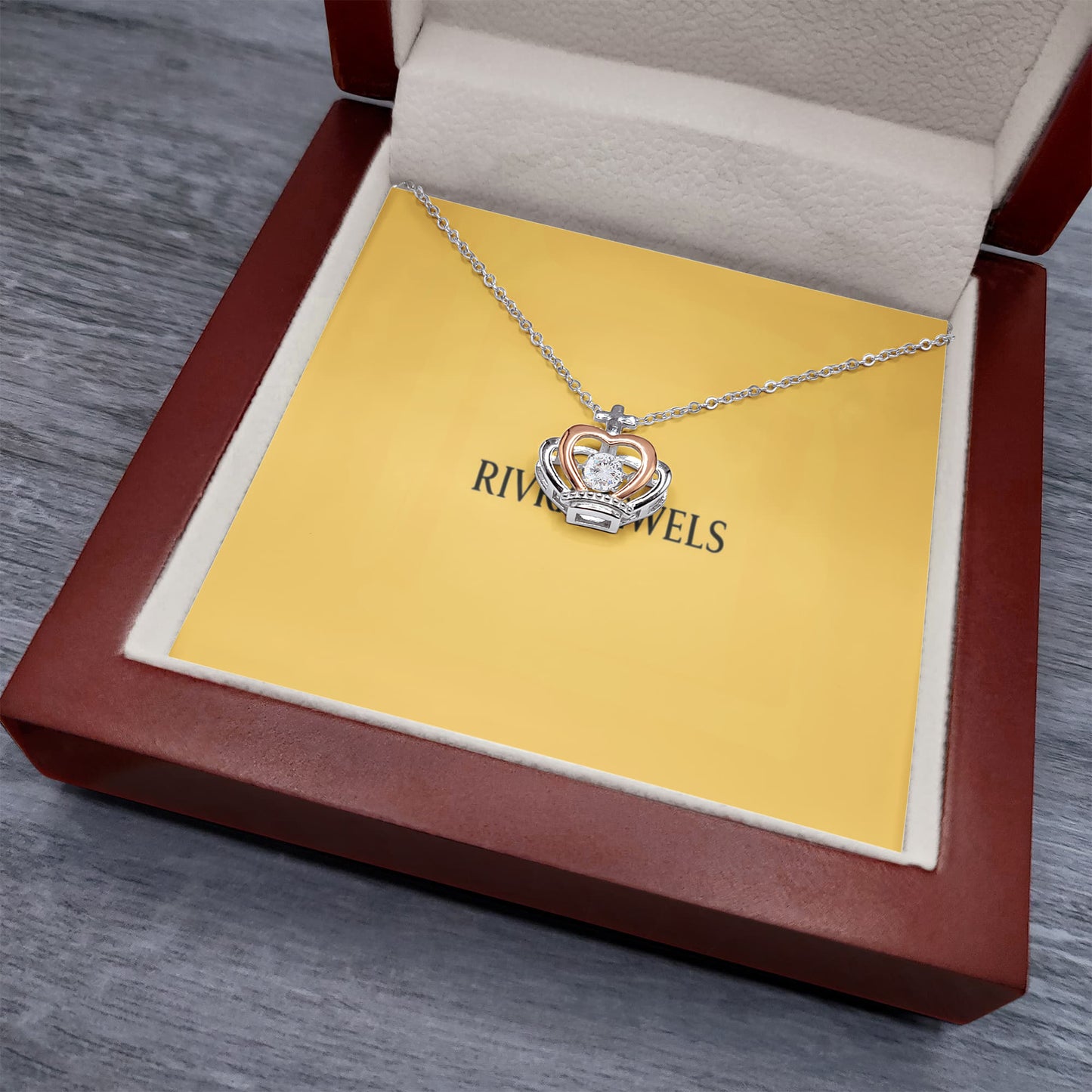 The Reina Crown Necklace