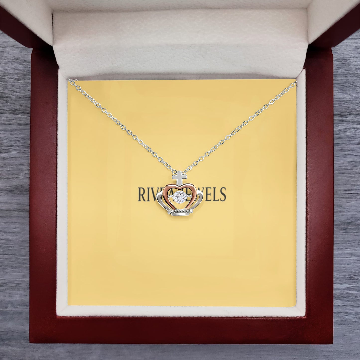 The Reina Crown Necklace