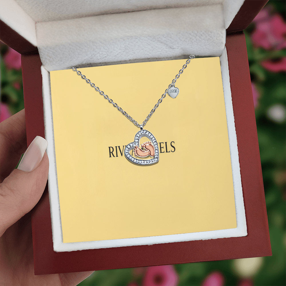 The Chera Baby Feet Necklace