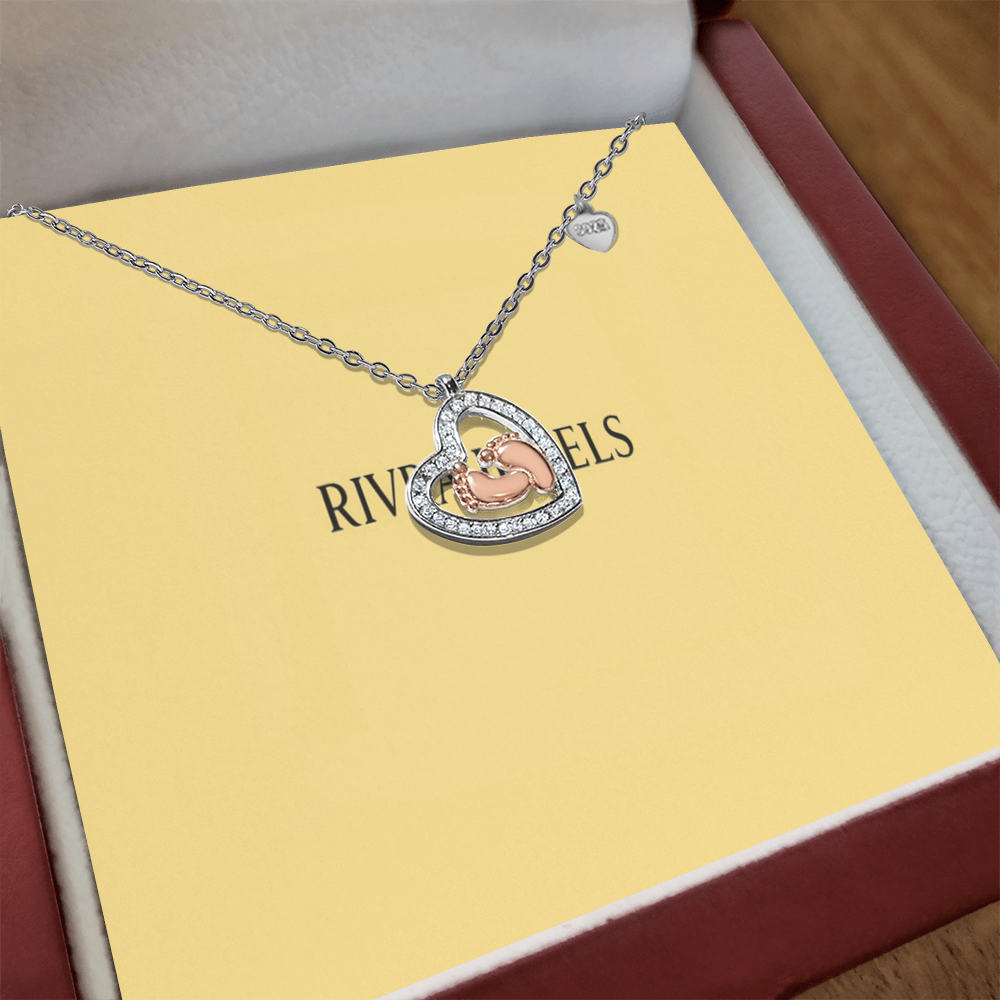 The Chera Baby Feet Necklace